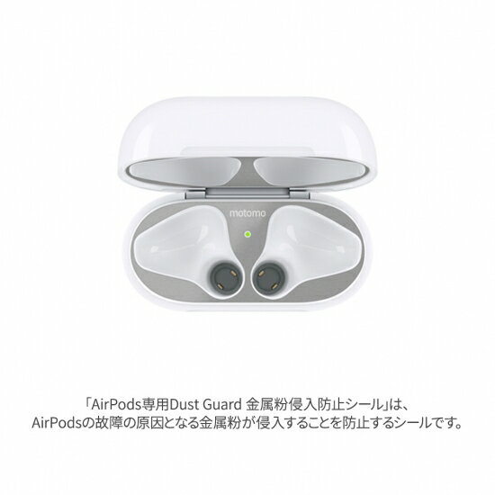 motomo モトモ AirPods用 Dust Guard 金属粉侵入防止シール 金属粉の侵入・付着を防止 MT16654AP MT16655AP MT16656AP MT16657AP
