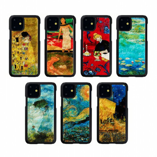 Rakuten - ikinsアイキンス iPhone 11 6.1インチ 天然貝ケース 名画シリーズ 天然の貝を使用して世界の名画を作られたケース I16872i61R I16873i61R