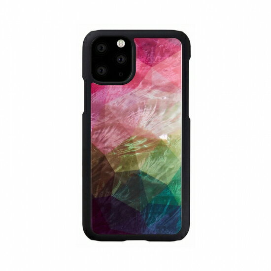Rakuten - ikins アイキンス iPhone 11 Pro Max 6.5インチ 天然貝ケース Water flower 水の中で絵の具が自然に広がる現象をパステル系の色で表現 I16897i65R
