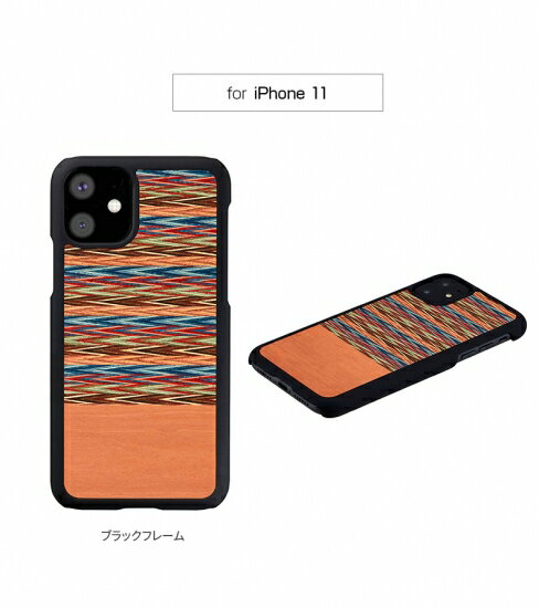 Rakuten - Man＆Wood iPhone 11 6.1インチ 天然木ケース Browny Check 世界中のいろいろな木の素材から作られたナチュラルでおしゃれなケース I16847i61R