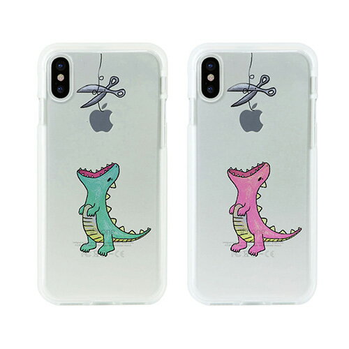 Dparks iPhone 11 Pro 5.8インチ ファンタジー はらぺこザウルス ソフトクリアケース 透明TPUケースに可愛いイラストが入ったケース DS17233i58R