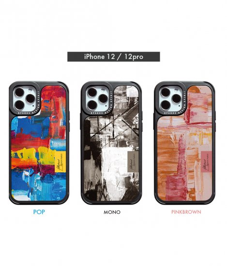 Rakuten - 国内正規品 Dparks ディーパークス iPhone12/12Pro（6.1インチ）BLACK COVER ペインティング ユニークなイラストがプリントされた可愛いケース DS19813i12P