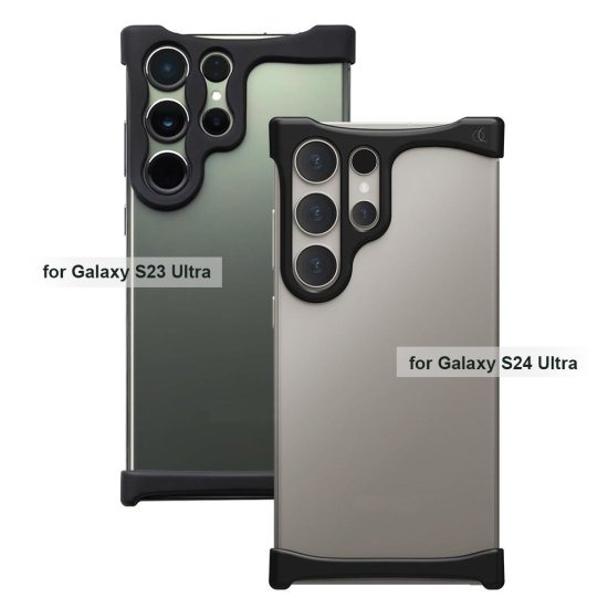 Rakuten - 国内正規品 Arc アーク Galaxy S24 Ultra Galaxy S23 Ultra アルミ・マットブラック 最高クラス強度のアルミ7075 アルミバンパー