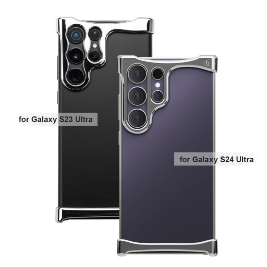 Rakuten - 国内正規品 Arc アーク Galaxy S24 Ultra Galaxy S23 Ultra アルミ・ミラーシルバー 最高クラス強度のアルミ7075 アルミバンパー