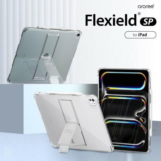 Rakuten - 国内正規品 araree アラリー iPad Pro 11インチ（2024年）iPad Air 11インチ（2024年/第5・4世代）FLEXIELD SP ペンホルダー付きスタンドケース