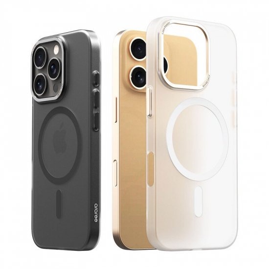 Rakuten - 国内正規品 araree アラリー iPhone 16/16Pro/16Plus/16ProMaxケース AERO FRAME MagSafe対応 ボタンカバーとレンズ周り高級感メタル