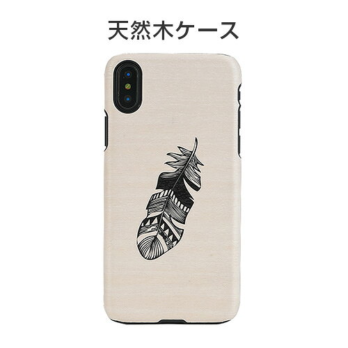 Rakuten - ＜Man&Wood（マンアンドウッド）＞【iPhone X/XS 5.8インチ】 Indian 天然木を使ったナチュラルなウッドの質感が感じられるケース I10499i8