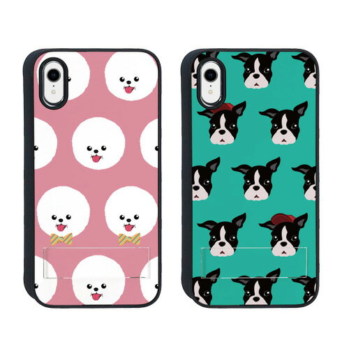 Rakuten - ＜Dparks＞【iPhone XR 6.1インチ】 spirit case Fashionable Dog スタンド機能、カード収納、コーナーの保護機能など機能の多い便利なケース DS14838i61