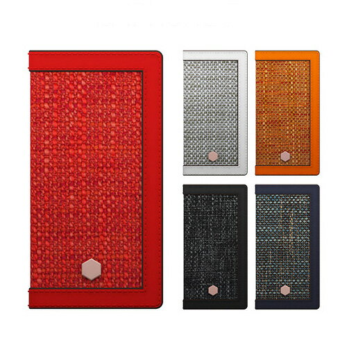 Rakuten - SLG Design　iPhone 11 Pro 5.8インチ 手帳型 Edition Calf Skin Leather Diary 本革 ベルギー製ファブリックの温かみとカラフルな牛革 SD17895i58R SD17896i58R