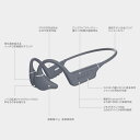 国内正規品 Hacray ハクライ 骨伝導イヤホン SeaHorse 2 Bluetooth 5.4 32GBメモリ内蔵 ワイヤレスイヤホン