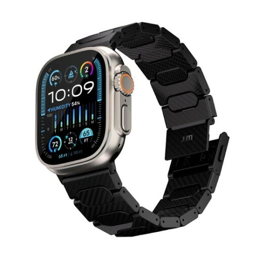 国内正規品 Just Mobile ジャストモバイル Apple Watchバンド Watch Band 1K カーボンファイバー マグネット式留め具 国内正規品 Just Mobile ジャストモバイル Apple Watchバンド Watch Band 1K カーボンファイバー マグネット式留め具