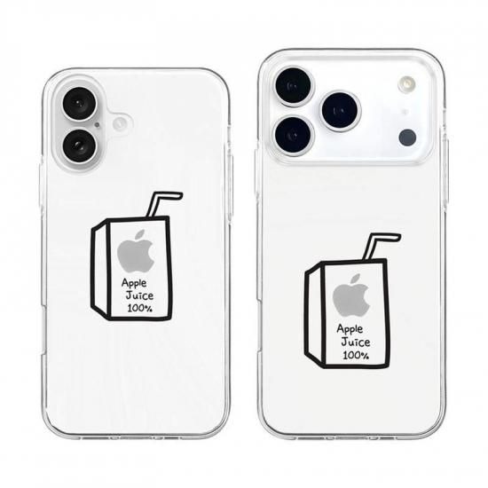 Rakuten - 国内正規品 AKAN iPhone 17 iPhone 17 Pro アップルジュース クリアケース 透明カバー エイカン 変色しにくいUVプリント