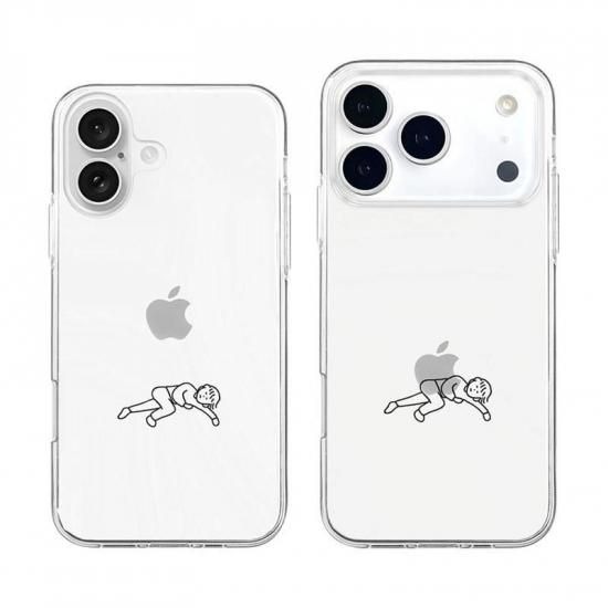 Rakuten - 国内正規品 AKAN iPhone 17 iPhone 17 Pro なんもしたくない クリアケース 透明カバー エイカン 変色しにくいUVプリント
