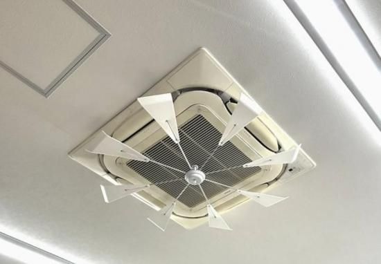 Rakuten - 日本製 エコエコファン 天カセ式 製品サイズ約約Φ1060mm 取付可能空調 天井カセット型エアコン(正方形タイプ、950mm角) トーカイデザイン TES-102(I形)