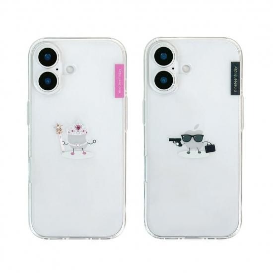 Rakuten - 国内正規品 Nineteenfriday iPhone 17 / 16 ロゴプレイデザインケース ソフト クリア 透明カバー ナインティーンフライデー
