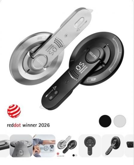 Rakuten - 国内正規品 AULUMU 360°回転 アルミ製 G05 AIR 5in1 MagSafe対応スタンド スタンド グリップ ボックスカッター 分度器 フィジェットトイ オルム