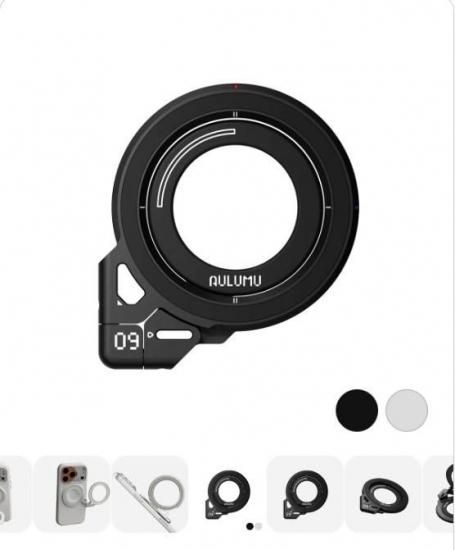 Rakuten - 国内正規品 AULUMU 360°回転 両面マグネット G09 デュアル MagSafe対応リングスタンド 3軸360°回転式 スタンド・グリップ・吊り下げ対応の多機能設計 オルム