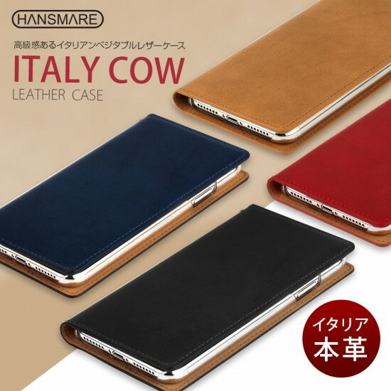 HANSMAREyiPhone XS Max 6.5C`z 蒠^ ITALY COW LEATHER CASE xW^u^jU[gp̂VvȃP[X HAN14293i65
