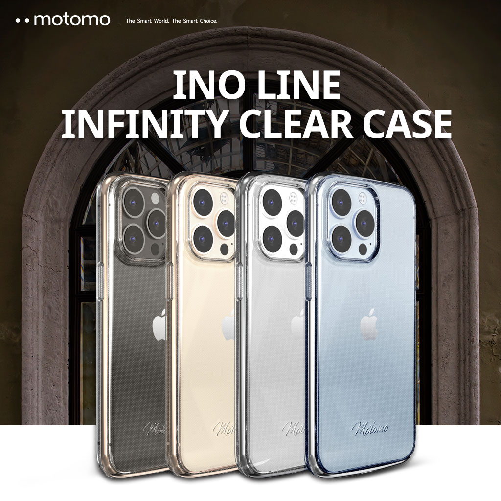 Rakuten - 国内正規品 motomo iPhone 13 INO LINE INFINITY CLEAR CASE シンプルでいて洗練されたデザイン性のあるクリアケース MT21572i13SV
