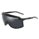 bolle (ボレー) サングラス CHRONOSHIELD BS018001 23-24モデル クロノシールド/マットブラック/ボルトプラスポラライズドゴールドホワイト ハイコントラスト偏光レンズ仕様(4)