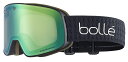送料無料 bolle (ボレー) ゴーグル 24-25モデル NEVADA BG096009 ネバダ/ ブラックコープマット/ファントムグリーンエメラルド