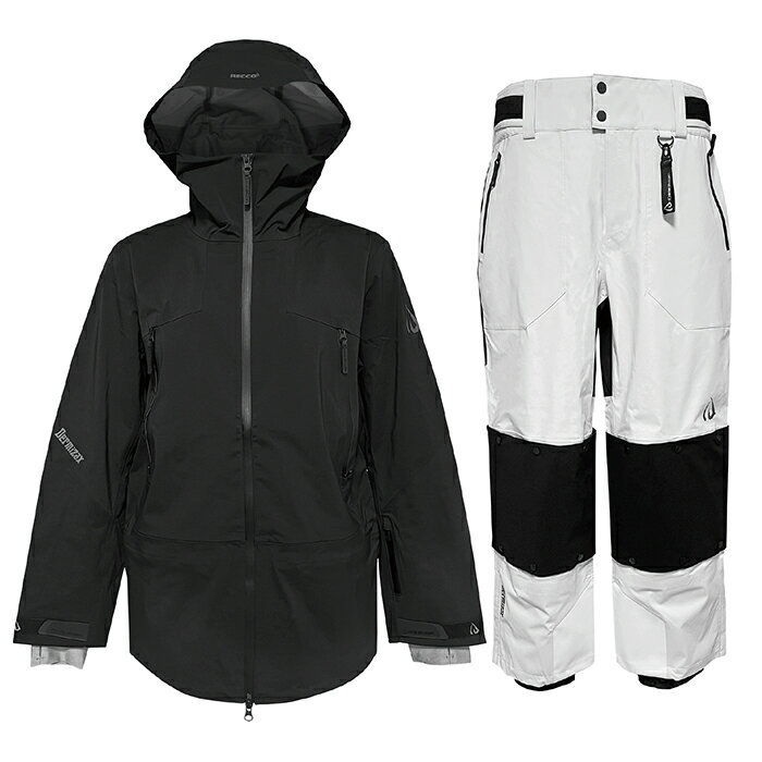 ID one SKIWEAR MOGUL3L Set BK / WT ブラック / ホワイト 25-26