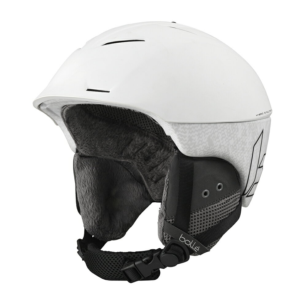 送料無料 bolle (ボレー) ヘルメット SYNERGY 20−21モデル シナジー／マットホワイト 32067-32068