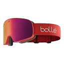 送料無料 bolle (ボレー) ゴーグル 23-24モデル NEVADA BG096005 マットレッド ボルトルビー
