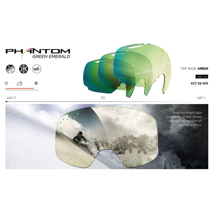 送料無料 bolle (ボレー) ゴーグル SUPREME-OTG 21949 マットブラックコープ ファントムグリーンエメラルド 22-23モデル シュープリーム-OTG 眼鏡対応ゴーグル