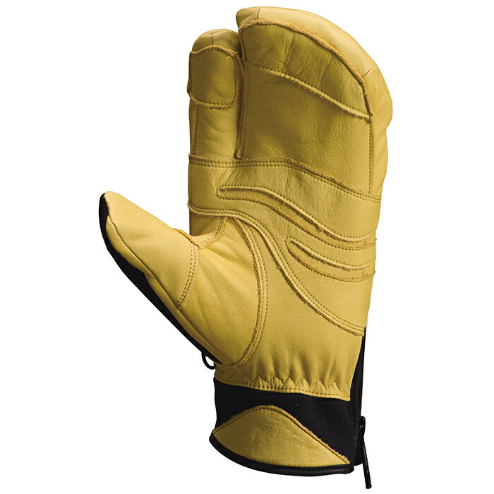 24-25 日本生産 TAUBERT(トーバート) スキーグローブ FINGER3-LE フィンガースリーレザー クリーム/ナチュラル Made in JAPAN
