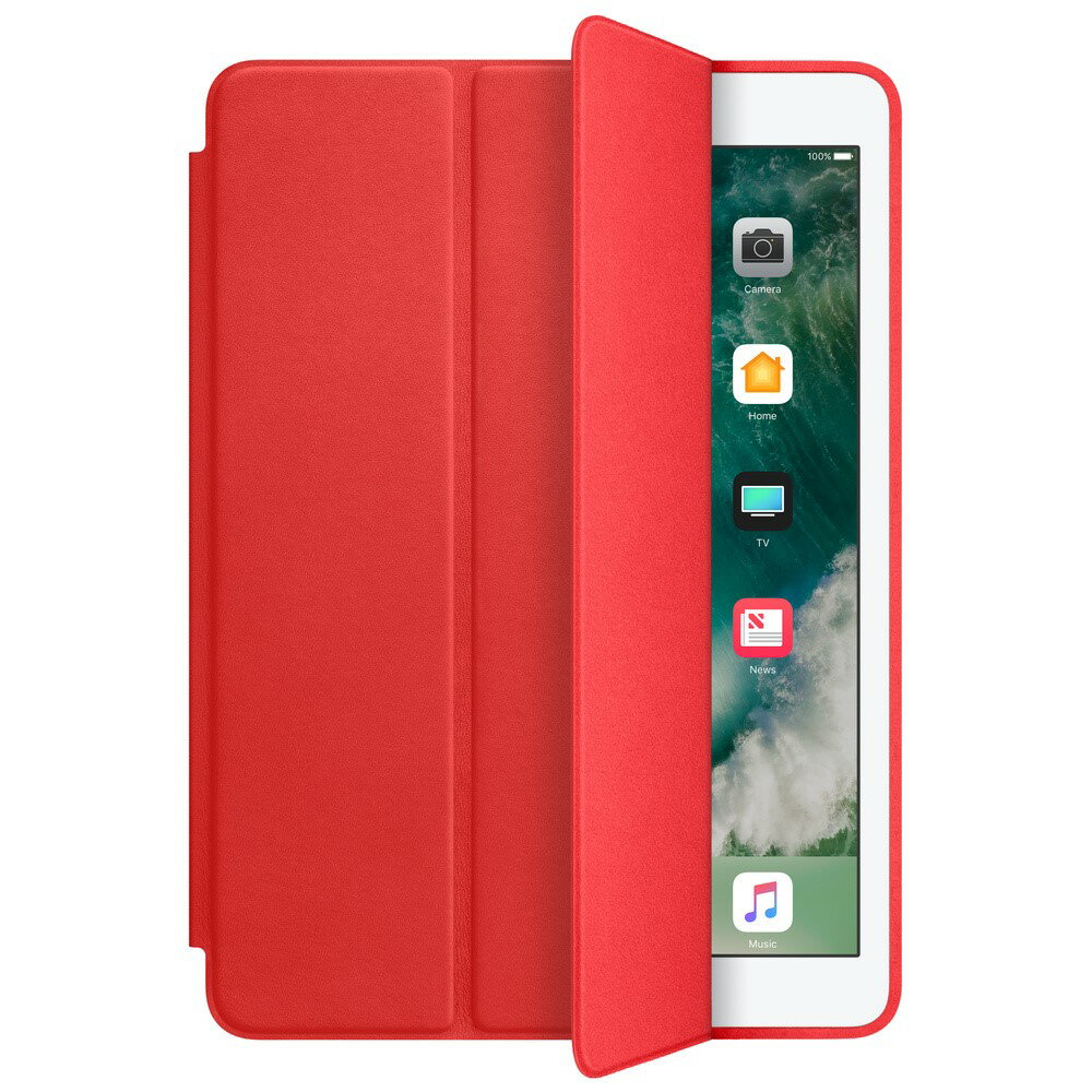 【即納】【365日毎日出荷】【アウトレット】アップル Apple 純正 iPad Air 2用スマートケース プロダクトレッド Smart Case (PRODUCT) RED レザー/マイクロファイバー MGTW2FE/A