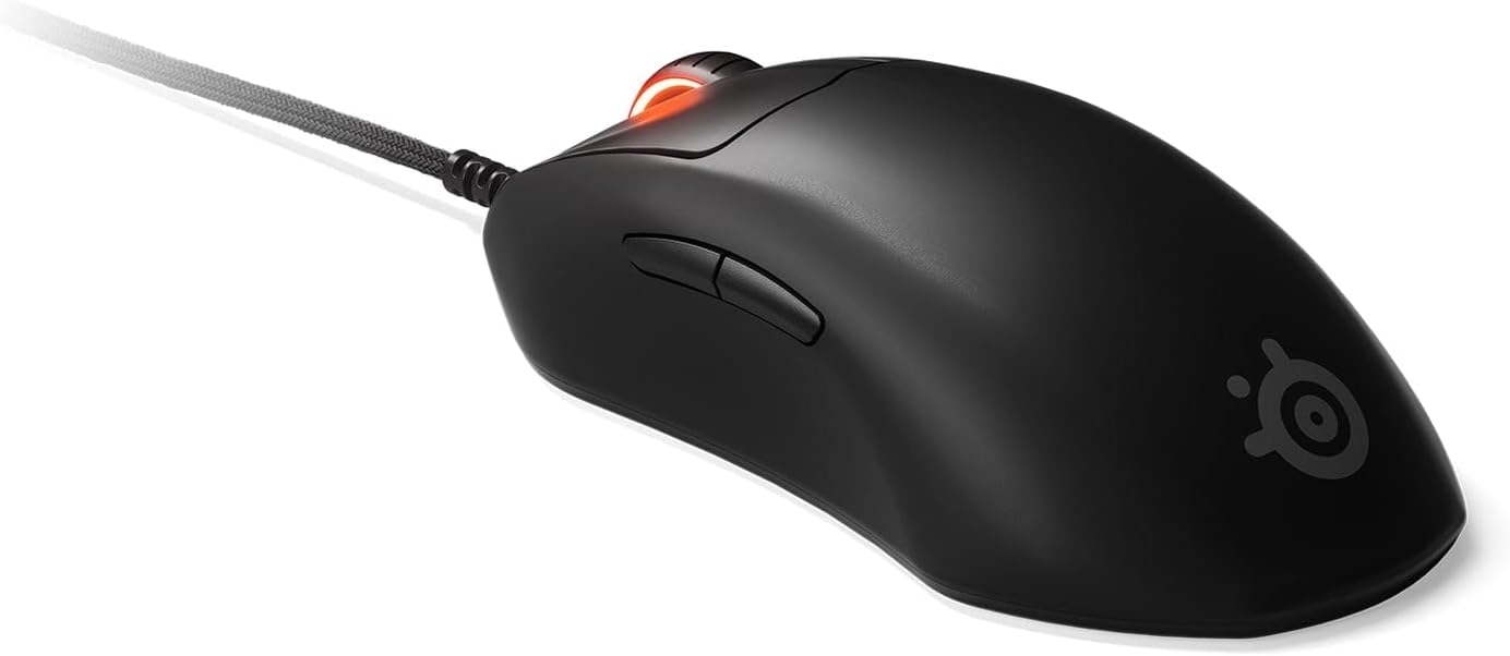 【即納】【365日毎日出荷】SteelSeries Prime+ 有線 ゲーミングマウス 内蔵OLEDディスプレイ Prestige Optical Magneticスイッチ TrueMove Pro+センサー 高速反応 エルゴノミクスデザイン カスタマイズ機能 SuperMesh ケーブル Black 62490