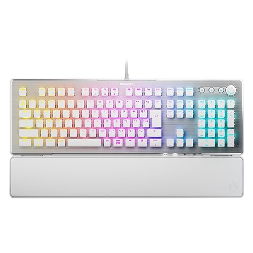 【即納】【365日毎日出荷】ROCCAT Vulcan II ゲーミングキーボード 有線 日本語配列 JIS メカニカル 赤軸 リニア テンキー ホットキー ホワイト 静音 RGBバックライト パームレスト ROC-12-138 【即納】【365日毎日出荷】ROCCAT Vulcan II ゲーミングキーボード 有線 日本語配列 JIS メカニカル 赤軸 リニア テンキー ホットキー ホワイト 静音 RGBバックライト パームレスト ROC-12-138