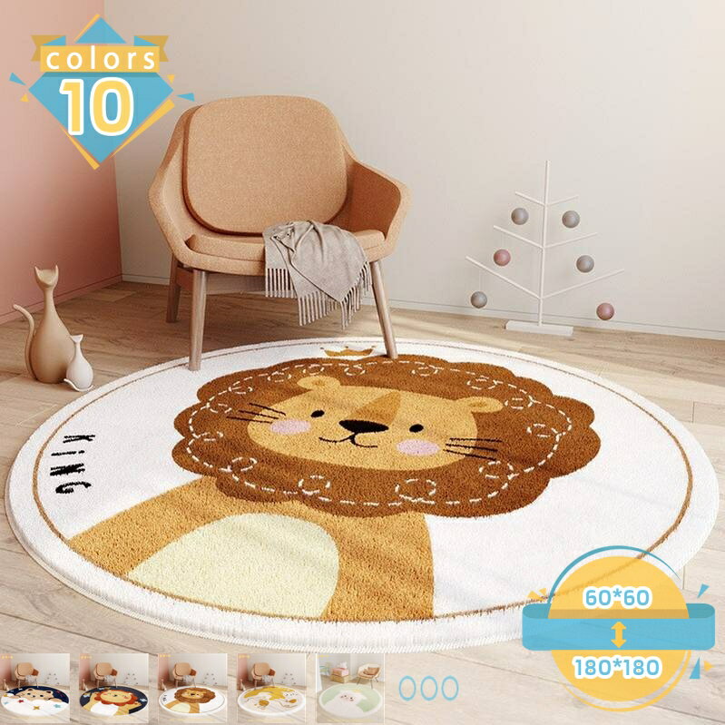 1000円OFFクーポン ラグ カーペット ラグマット 円形 滑り止め付 洗える ふわふわ肌触り 耐摩耗性 掃除やすい オールシーズン快適に使用 絨毯 円形ラグ ベッドルーム リビング 無地 春夏 秋 冬用ラグ mssk-online