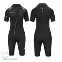 ウエットスーツ レディース 水着 スプリング ダイビングスーツ ショーティー 3mm 半袖 スイムウエア マリンスポーツ