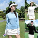 ゴルフ GOLF ウールセーター 秋 冬 レディース コート ゴルフウェア ニットセーター 防寒 暖かい プレゼント ギフト