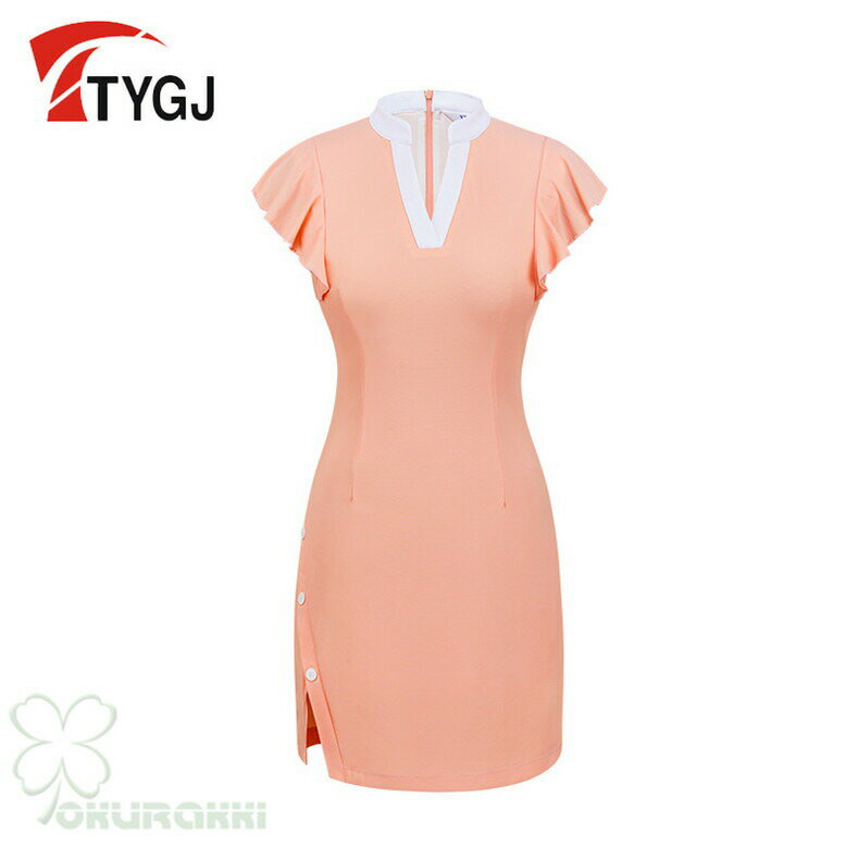 【すぐ使える超お得クーポン4％＆5％＆6％】ゴルフウェア レディース ゴルフ ドレス ワンピース 丈長め ゴルフ スカート かわいい おしゃれ 新作 カジュアル 上品 動きやすい 美脚　着やせ レディースゴルフウェア