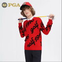 ゴルフ GOLF ウールセーター 秋 冬 KIDS キッズ コート ゴルフウェア ニットセーター 防寒 暖かい プレゼント ギフト