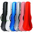 VIOLIN CASE バイオリンケース 楽器 弦楽器 カーボンファイバー製 軽量 堅牢 ケース クッション付き 3WAY リュック ショルダー 手提げ