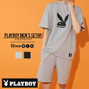 商品名 メンズ SETUP セットアップ PLAYBOY プレーボーイ 半ラバープリント 半袖Tシャツ ハーフパンツ 上下セット カジュアル 品　質 ポリエステル62％ 綿33％ ポリウレタン5％ 参考寸法　（平置き採寸です、商品により若干の個体差がございます）　※単位：cm トップス M L XL 身　幅 60 62 64 着　丈 71 73 75 肩　幅 58 60 62 袖　丈 19 20 21 ボトムス M L XL 総　丈 49 50.5 52 ウエスト 76 79 82 わたり 29 30 31 裾巾 26 27 28