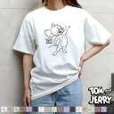 【送料無料】トムとジェリー レディース メンズ Tシャツ 半袖 クルーネック プリント トムジェリ カジュアル グッズ M L XL 「T21-200.201....