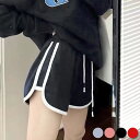 《SALE価格 半額!! 1990円 → 995円》レディース ショートパンツ ライン サイドライン パイピング 半ズボン カジュアル アメカジ 韓国ファッショ...