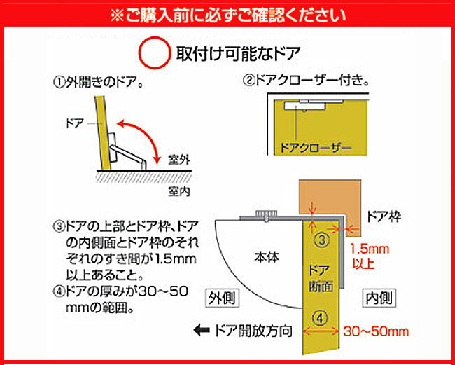 ドア用センサーライト ASL-3303 gt810799 (210492) 簡単設置 防犯 防災 対策 グッズ 電池式 センサーライト ドア 取り付け 簡単設置 防犯ライト 約15秒間点灯 LED ライト LEDライト 人感センサー 自動 点灯 オート 玄関 送料無料 【GT】