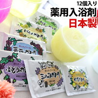 日本製 薬用入浴剤ホットパール(25g)6種類の香り 12袋入り Made in Japan（冷え性 肩こり 疲労回復 炭酸ガス 78594）【代引・日時指定不可】【ms】