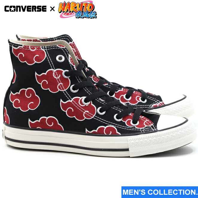 【CONVERSE】 コンバース オールスター HI ／ ナルト シップウデン ／ イタチ スニーカー ハイカット ユニセックス メンズサイズ ALL STAR HI / NARUTO SHIPPUDEN ITACHI 31317151