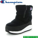 【チャンピオン】 キッズ スプラッシュコート ファスナー ブラック キッズ 子供靴 ウィンター ブーツ 防水 防寒 Champion CP KSC032W KI...