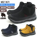 【moz】モズ メンズ MOZ3671 防寒ブーツ 防滑 防水 クッションインソール ブラック ネイビー マスタード BLACK NAVY MUSTARD ウインターブーツ 北欧 スウェーデン カジュアル 25-27cm