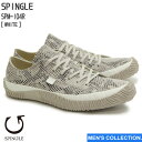 【SPINGLE】スピングル SPM-104R WHITE ホワイト made in japan ハンドメイド 手作り スニーカー 革靴 復刻 スネーク 蛇 メンズ 日本製 スピングルムーブ