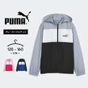 プーマ P10倍☆プーマ ウインドブレーカー 防水 キッズ ジュニア 男の子 女の子 春 アウター ジャケット puma 120cm 130cm 140cm 150cm 160cm フードなし（取り外し可）レインコート カッパ 春夏 おしゃれ 子供用 ウィンドブレーカー スポーツウェア