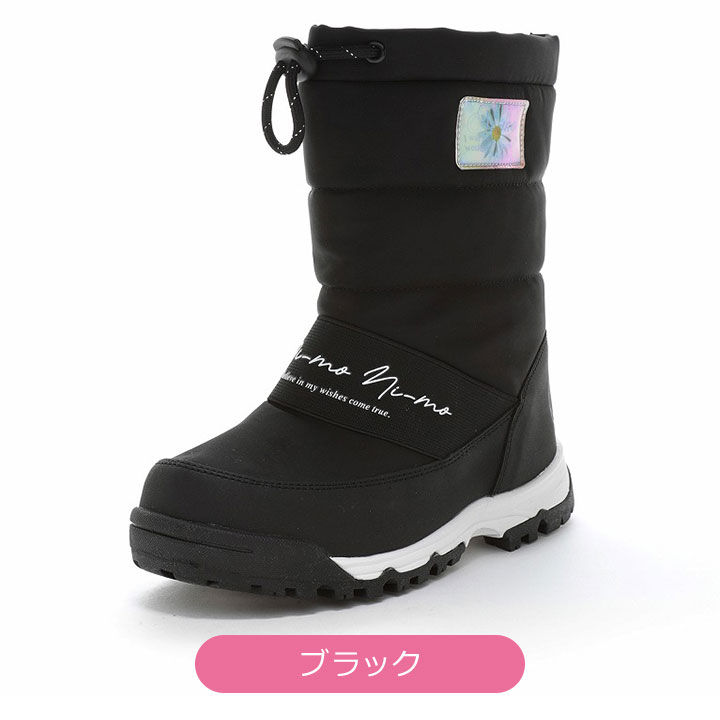 ニーモ ブーツ 防水 女の子 19cm 20cm 21cm 22cm 23cm 24cm キッズ ジュニア 冬 ウィンターブーツ スノーブーツ 保育園 幼稚園 登園 MOONSTAR ムーンスター NM WPJ033 SLIP-ON - 2